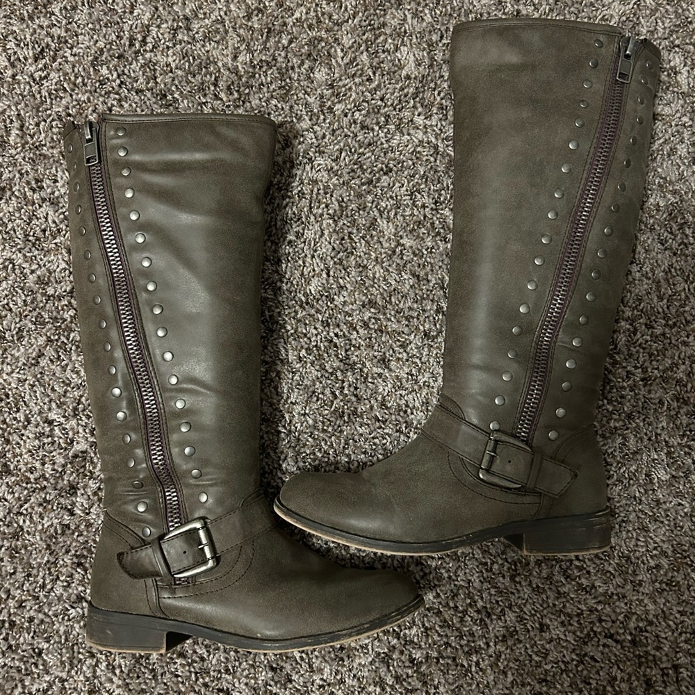 Madden Girl Cooper Riding Boots Sz 8M